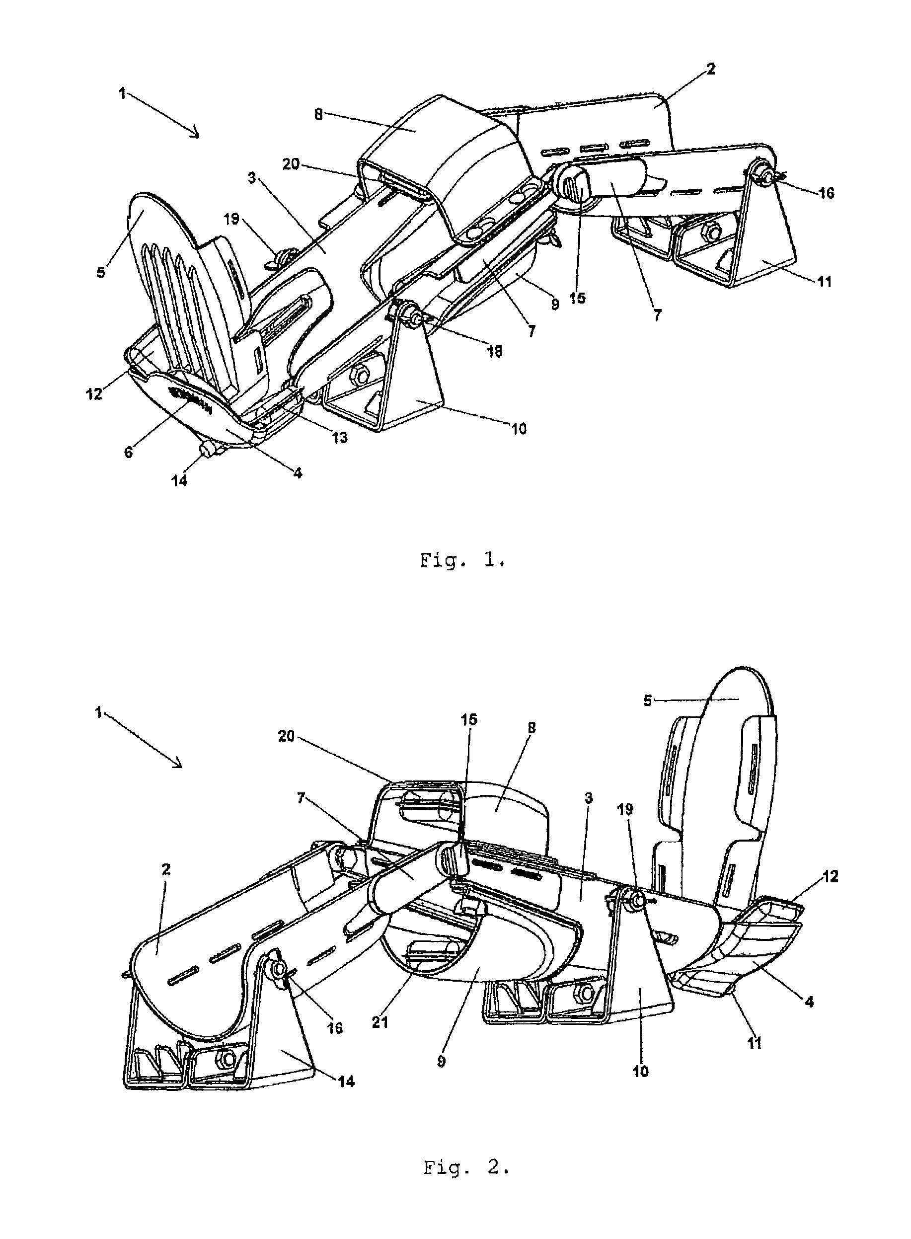 Device for measuring knee laxity