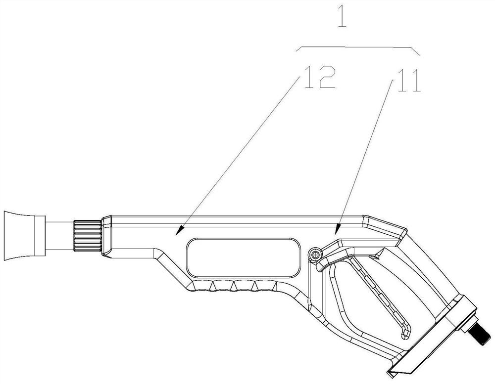 Hybrid electrostatic spraying handle