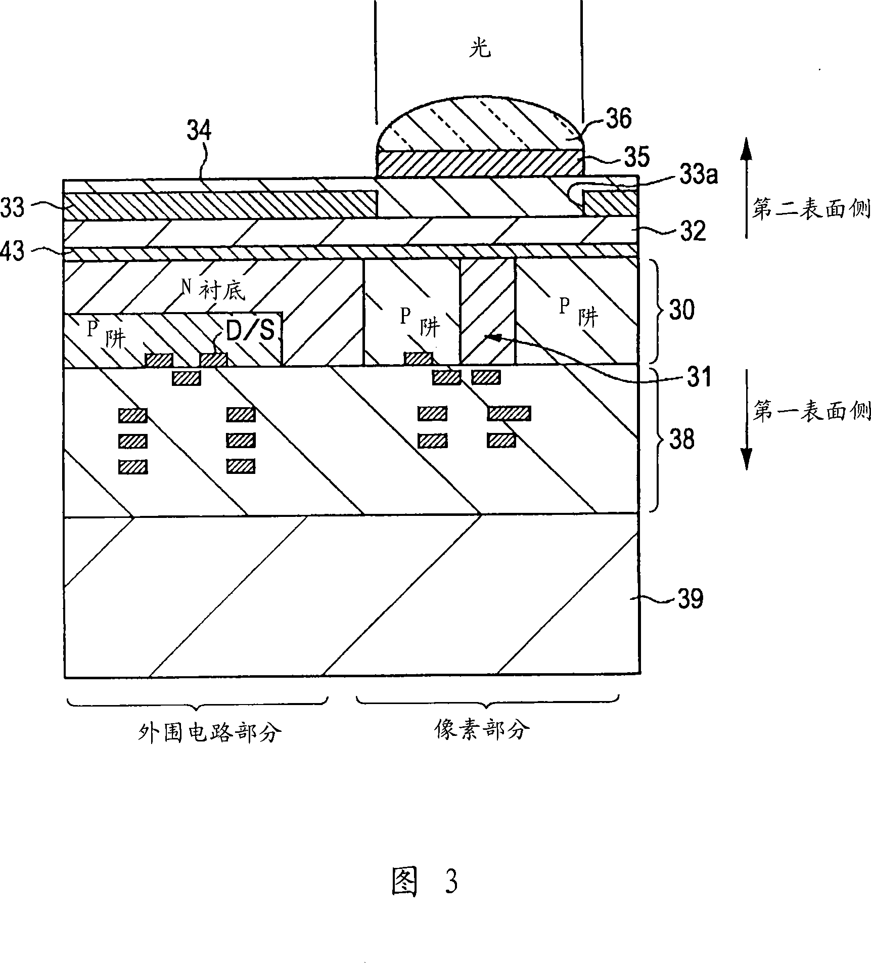 Solid-state imaging device, method for producing same, and camera