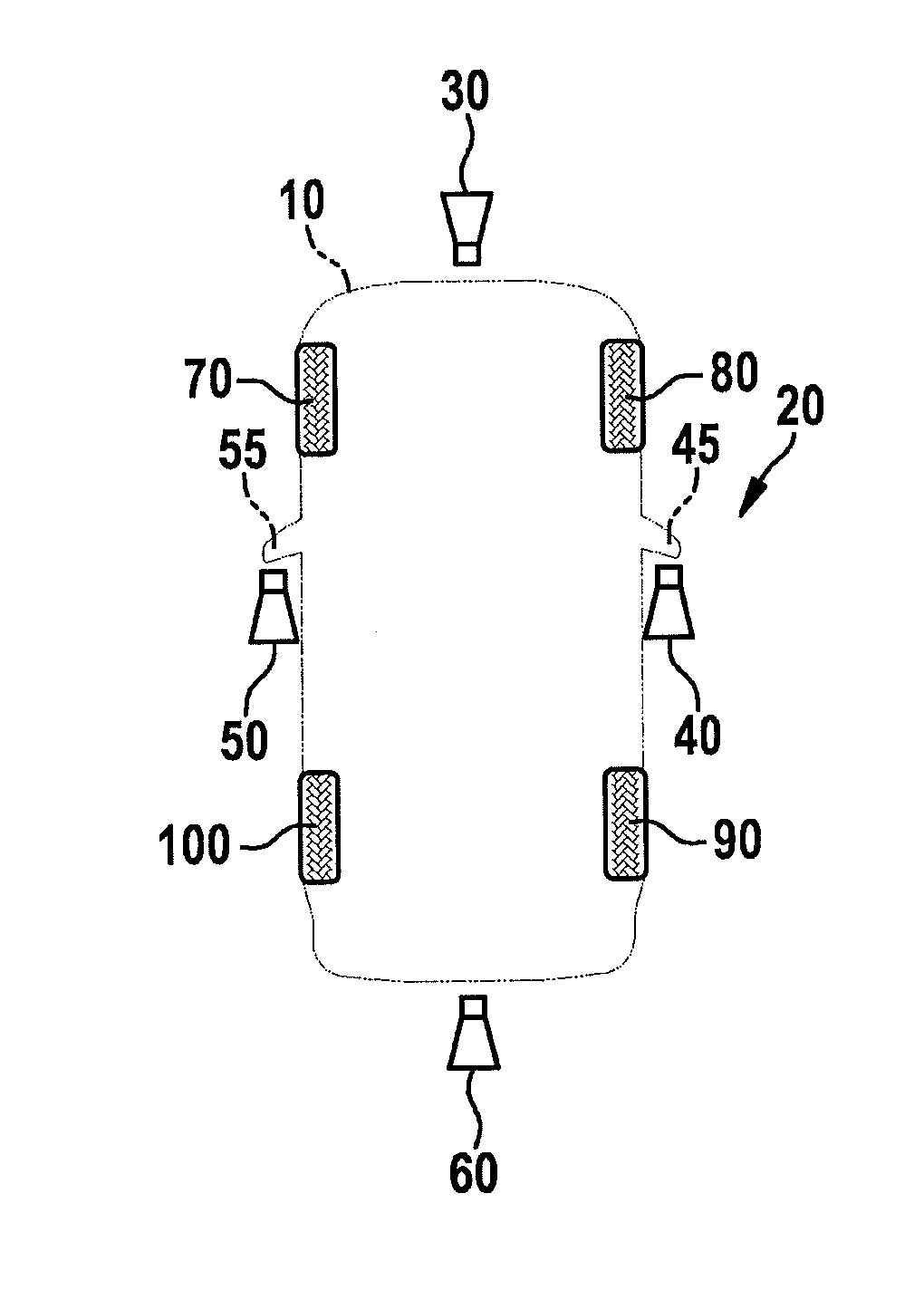 Method and vehicle assistance system for active warning and/or for navigation assistance to prevent a collosion of a vehicle body part and/or of a vehicle wheel with an object