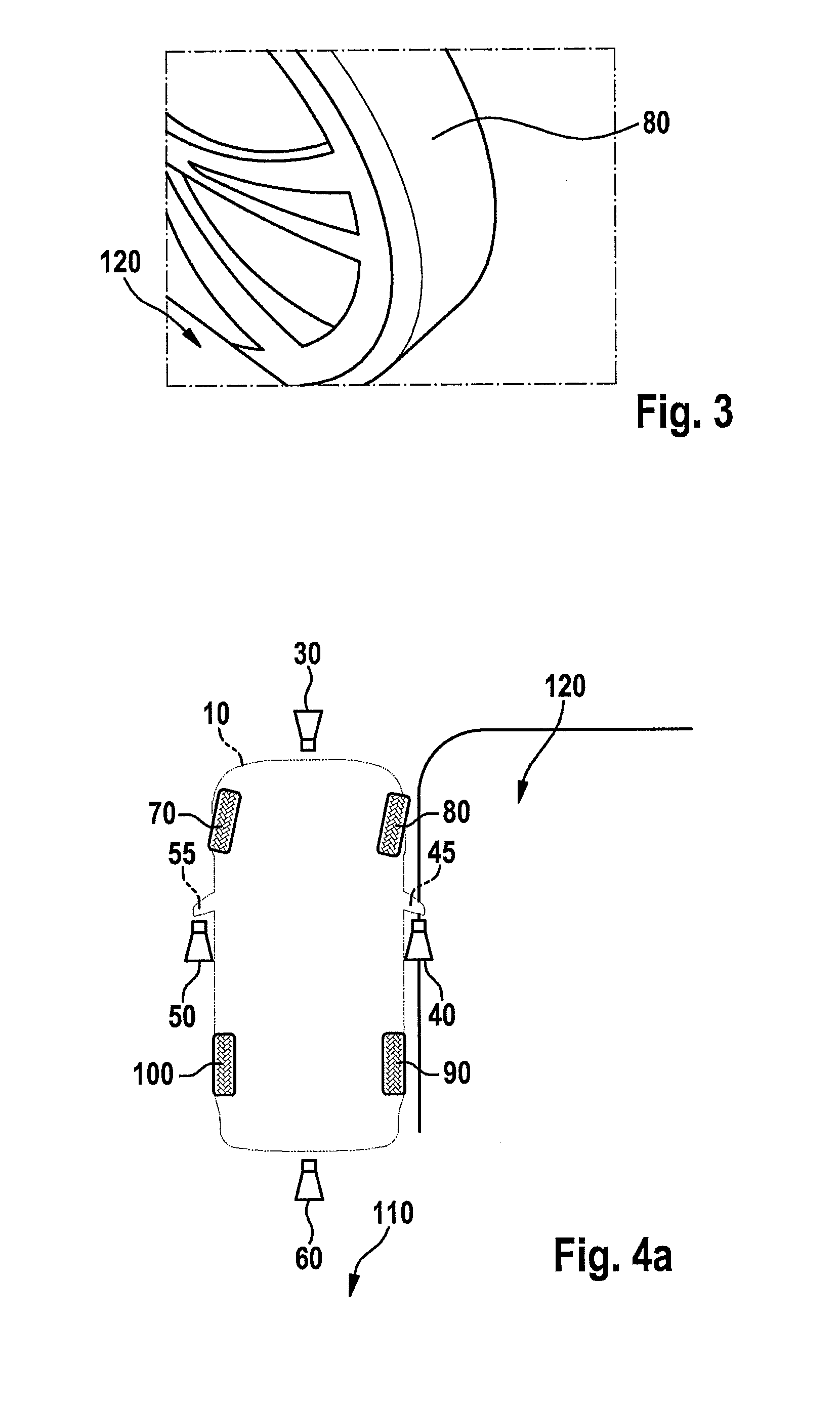 Method and vehicle assistance system for active warning and/or for navigation assistance to prevent a collosion of a vehicle body part and/or of a vehicle wheel with an object