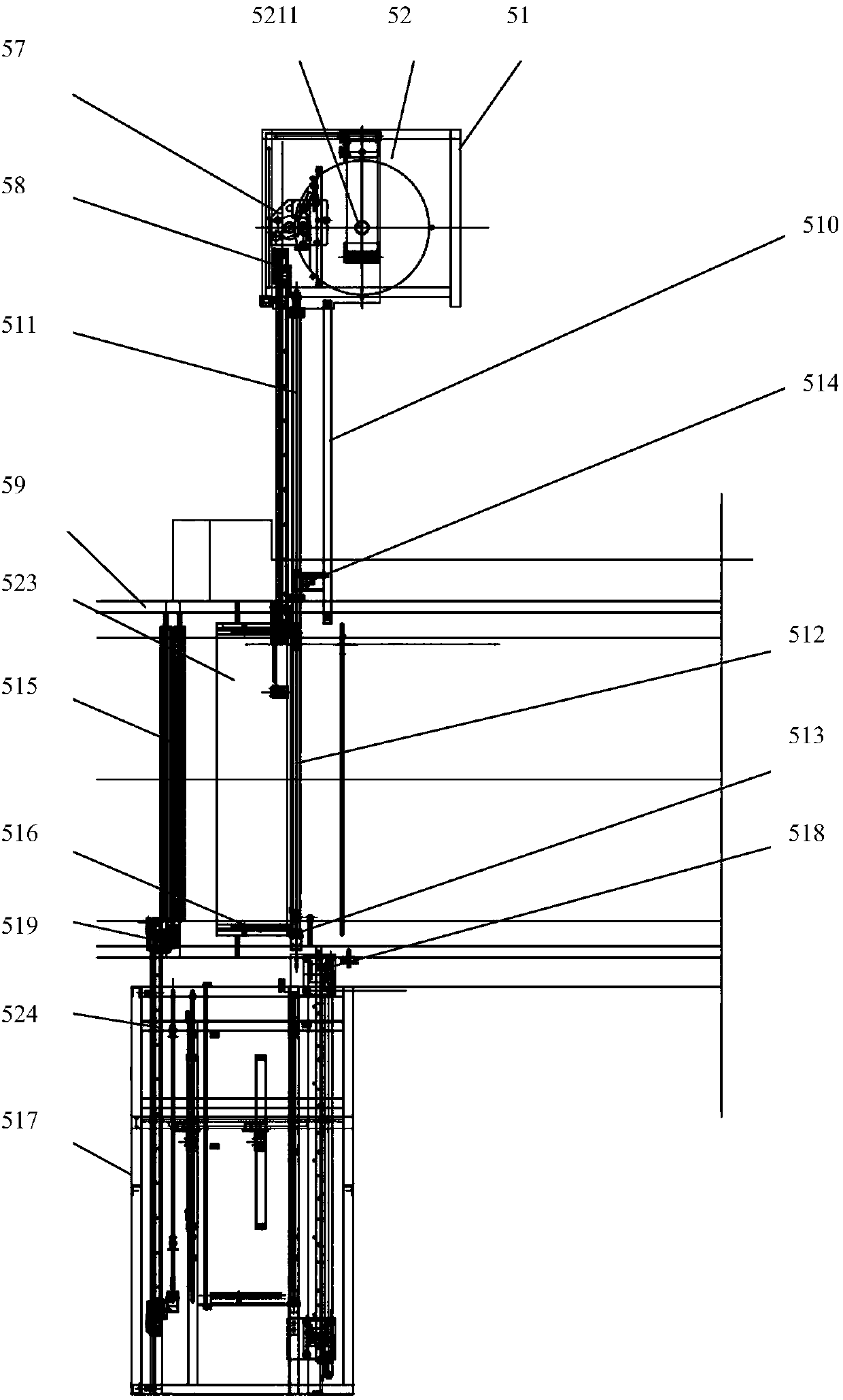 Automatic printing and small-roll slitting machine