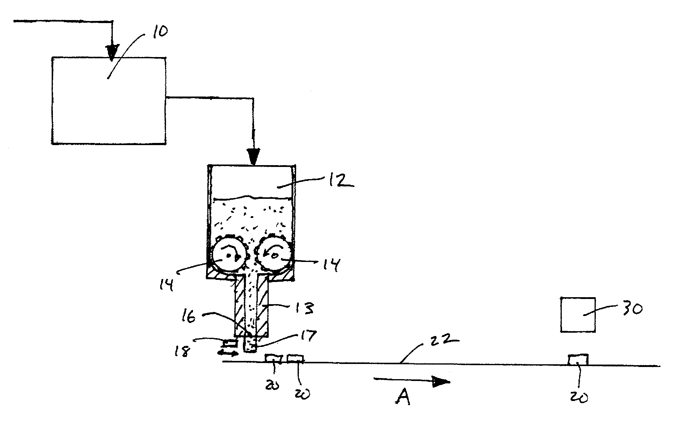 Method for making sweet cookie dough having an imprinted surface