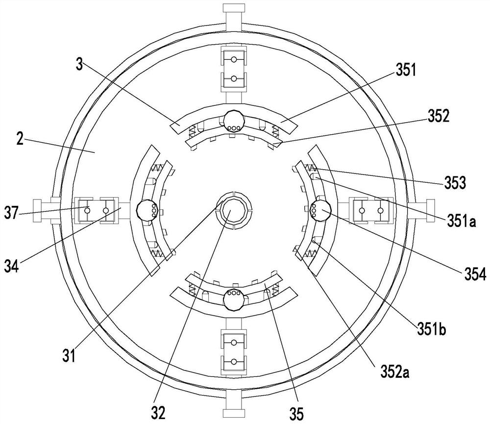 A fixture for partial repair and treatment of aluminum alloy wheel hub