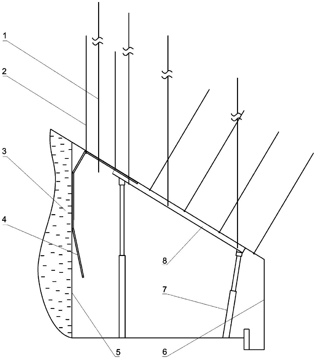 Combined gob-side entry retaining method of wedge-shaped regenerated wall and single-leg shed beam in coal mining roadway