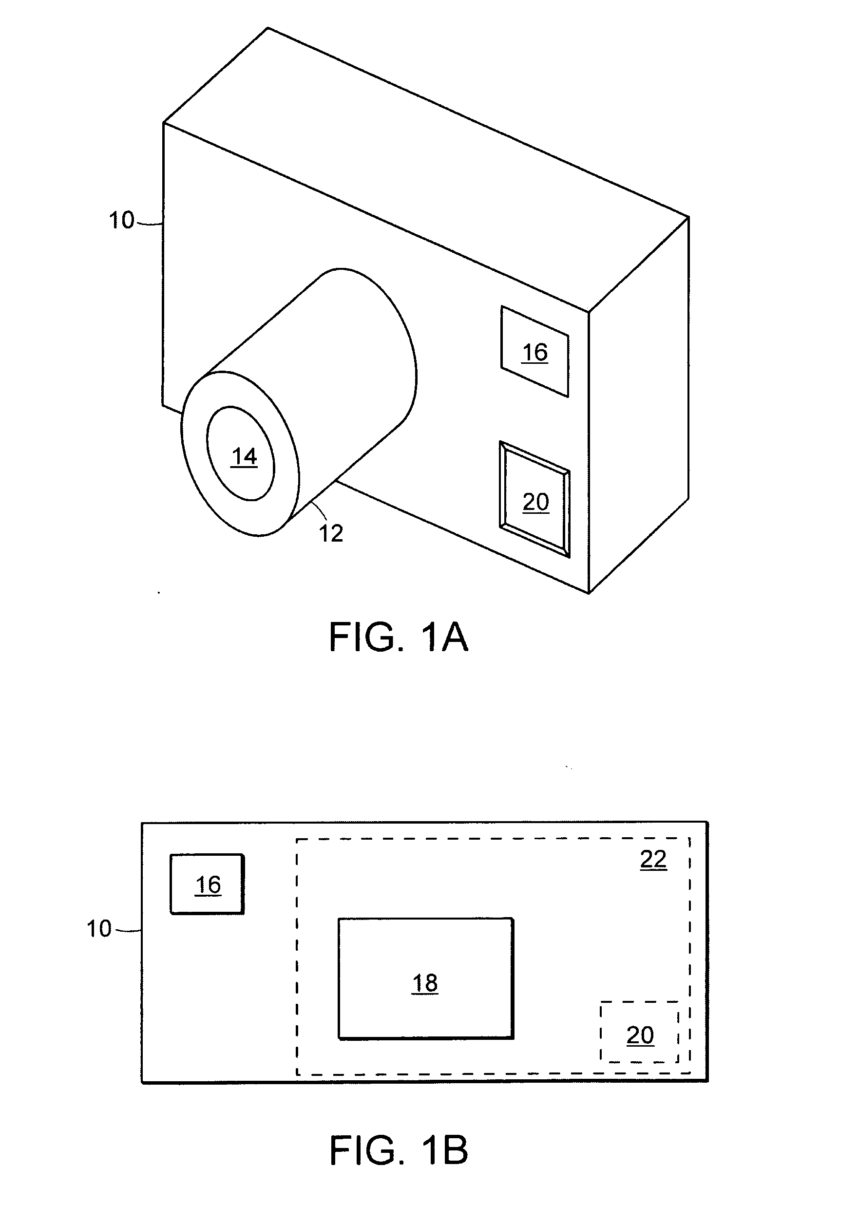 Camera with acceleration sensor