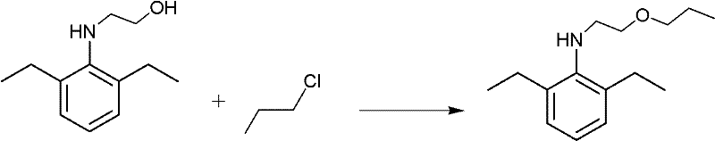 Method for synthesizing pretilachlor