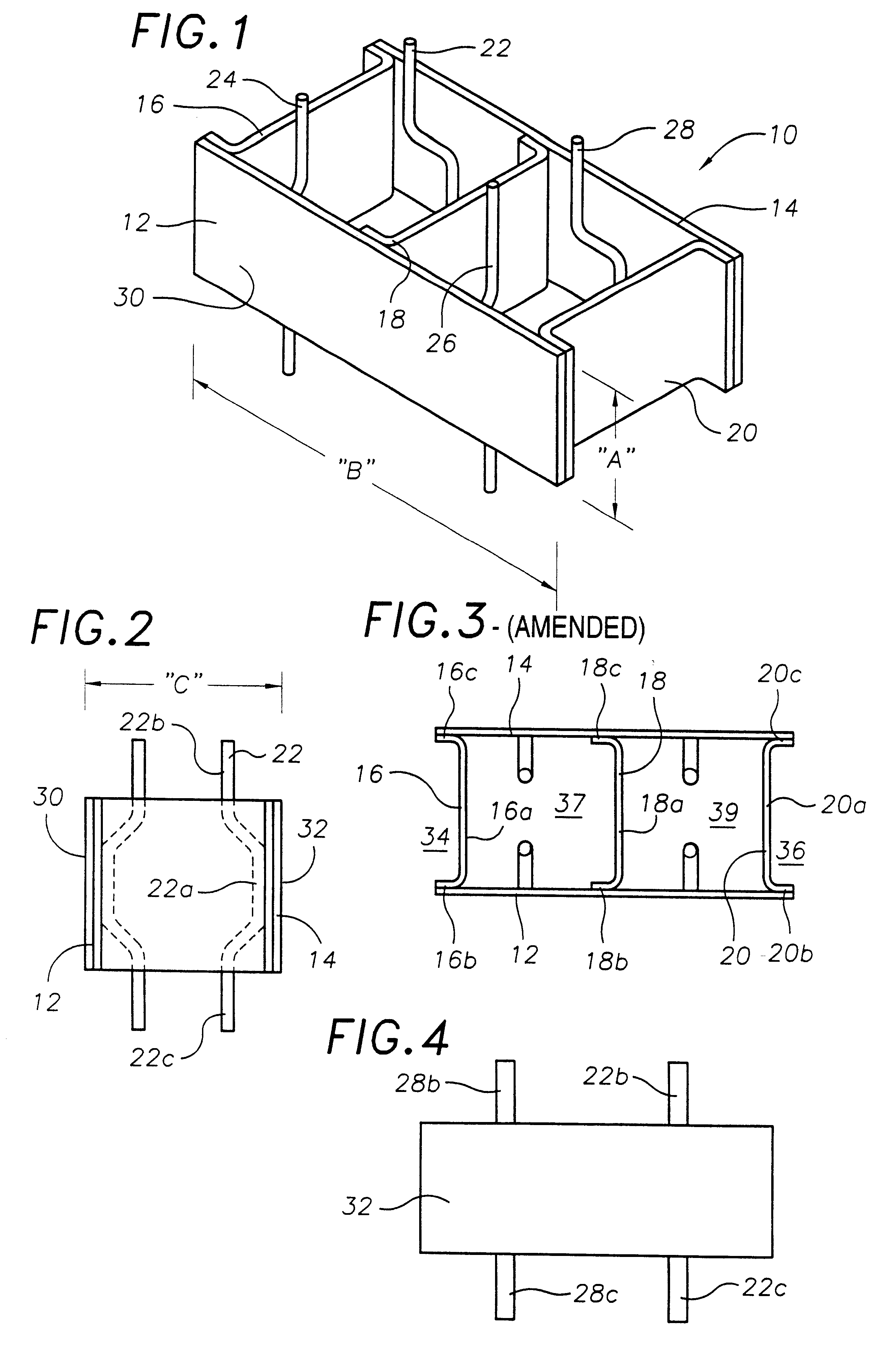 Embeddable mounting device and method