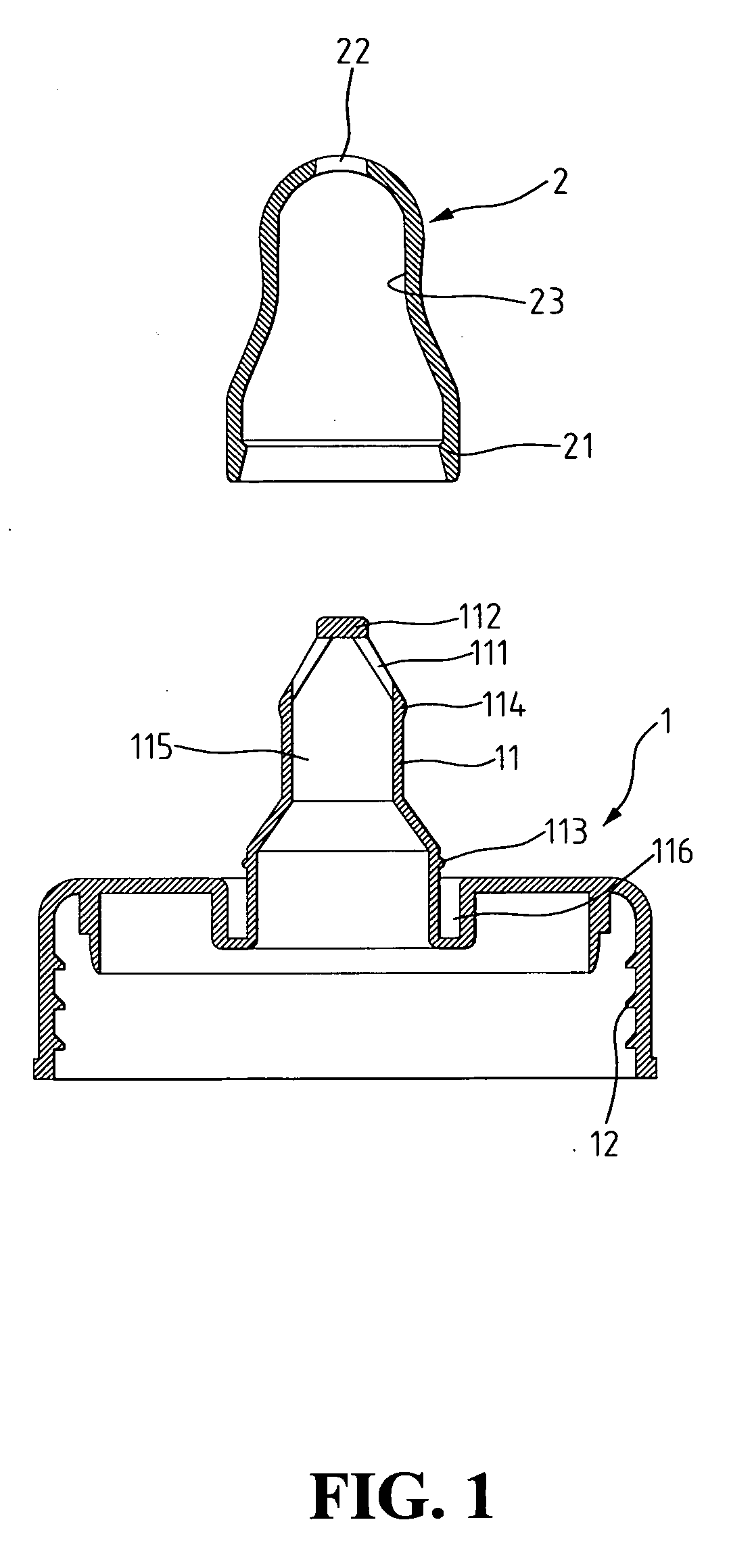 Leak-proof bottle cap