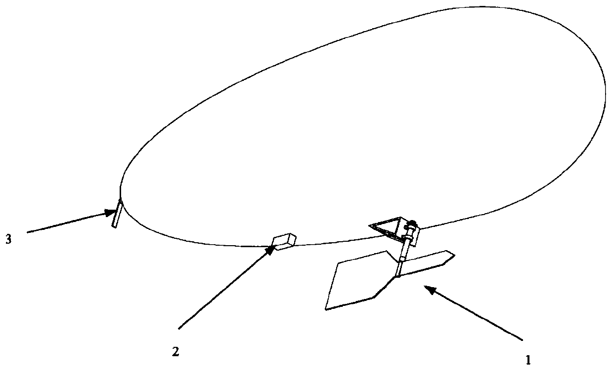 Apparatus and method for adaptive adjustment of wind field of aerostat in adjacent space