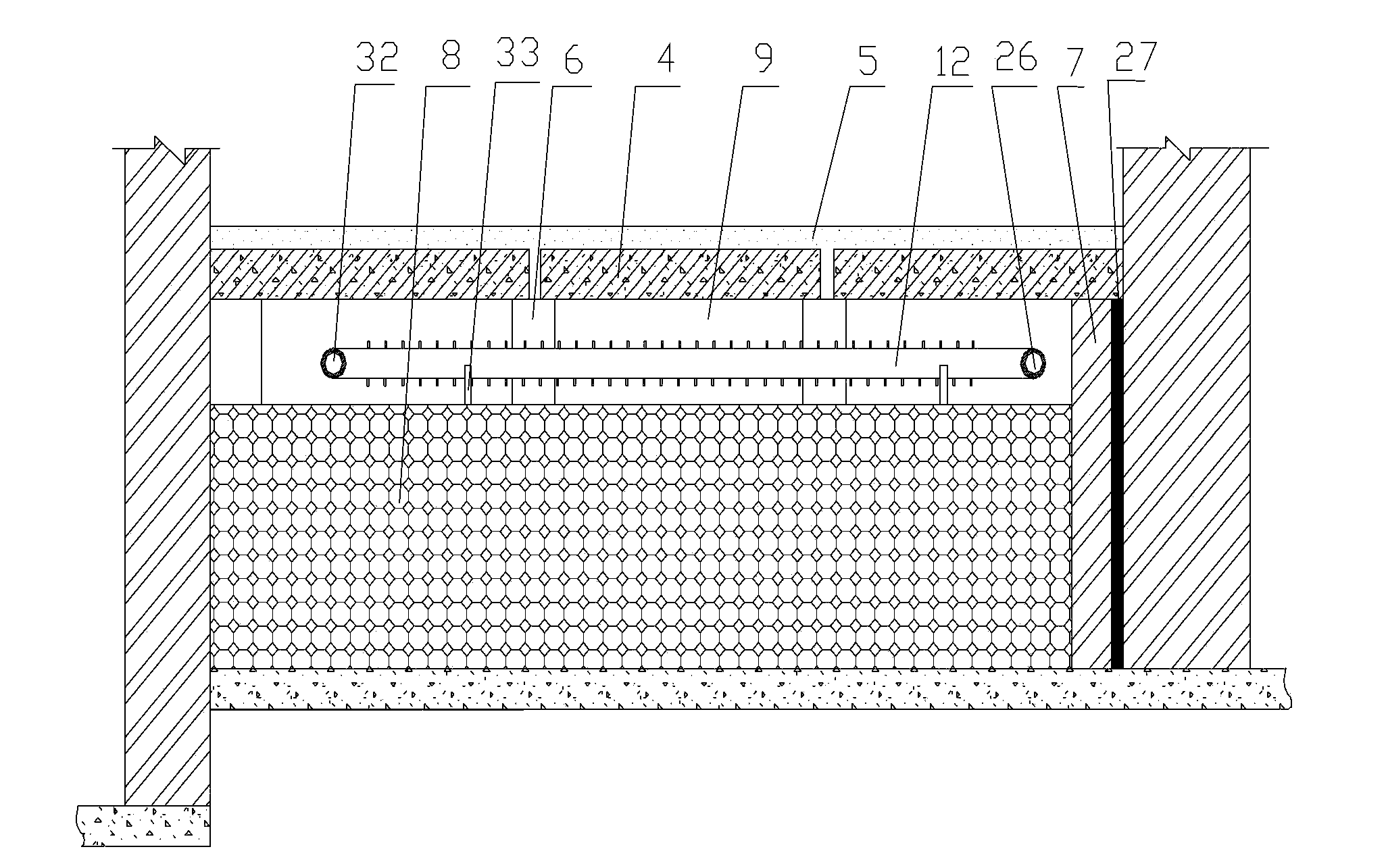 Thermal storage heated brick bed capable of being warm in winter and cool in summer