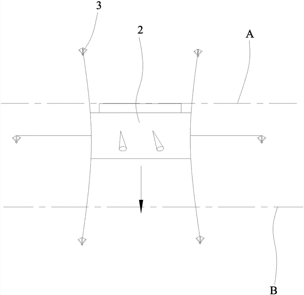 Method for carrying out deepwater laying on large-volume reinforced mud-filling tubular bags by using geotextiles-laying vessels