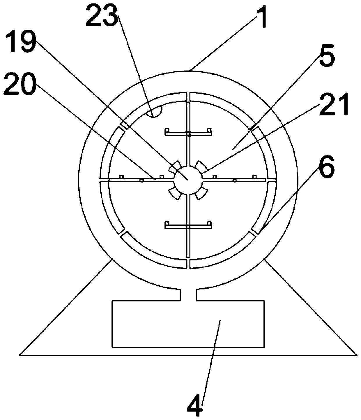 Automatic freeze-drying device for durio zibethinus