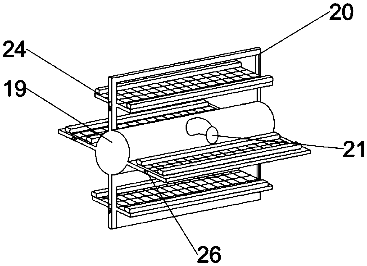 Automatic freeze-drying device for durio zibethinus