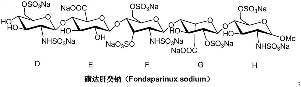 A kind of synthetic method of fondaparinux sodium monosaccharide intermediate