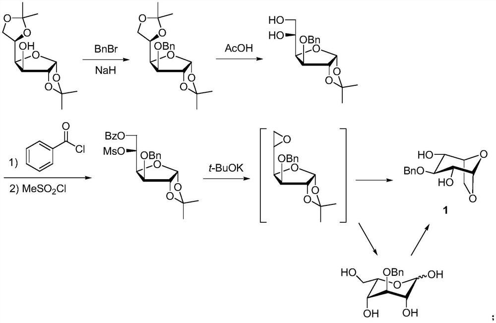A kind of synthetic method of fondaparinux sodium monosaccharide intermediate