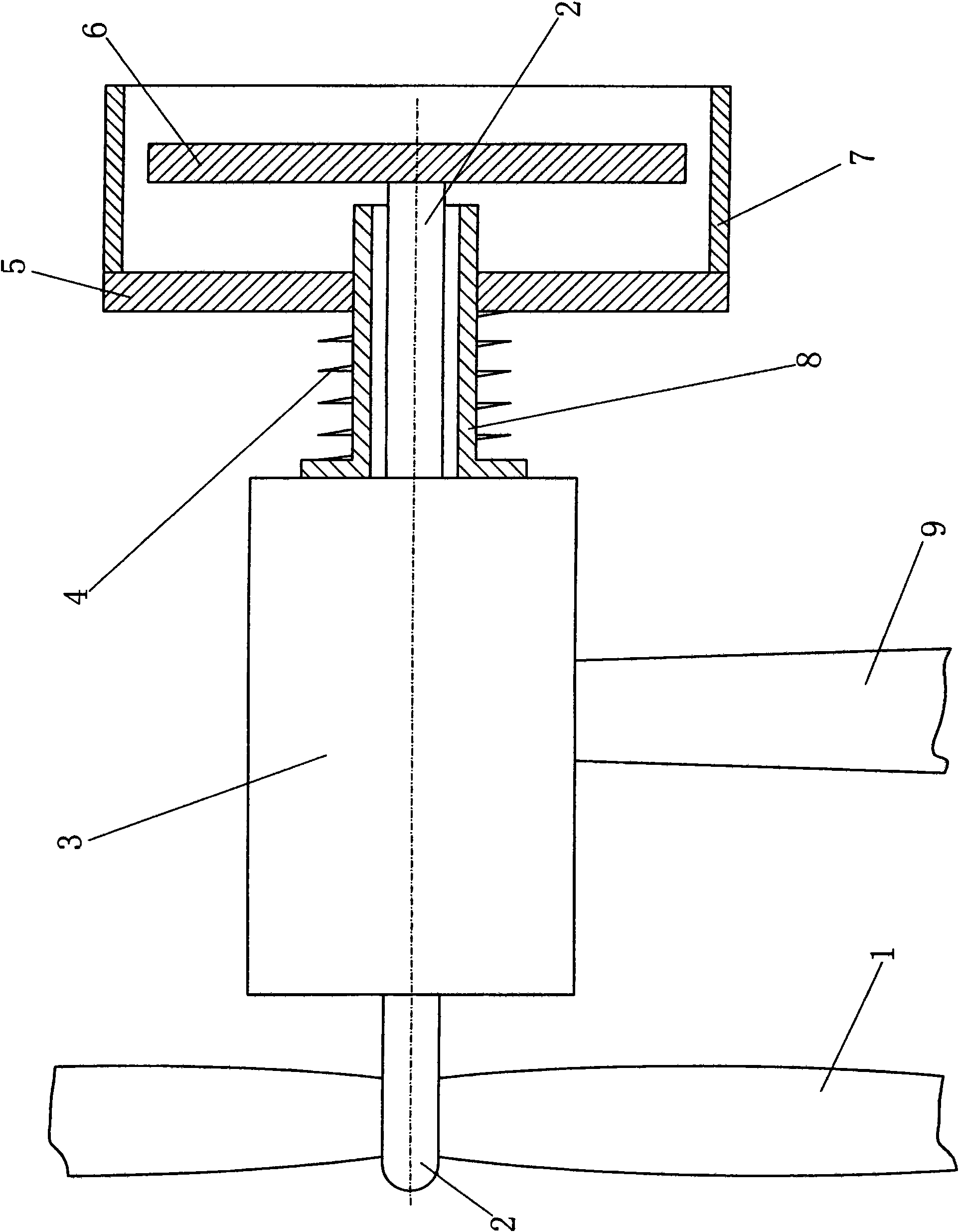 Magnetic tensile machine