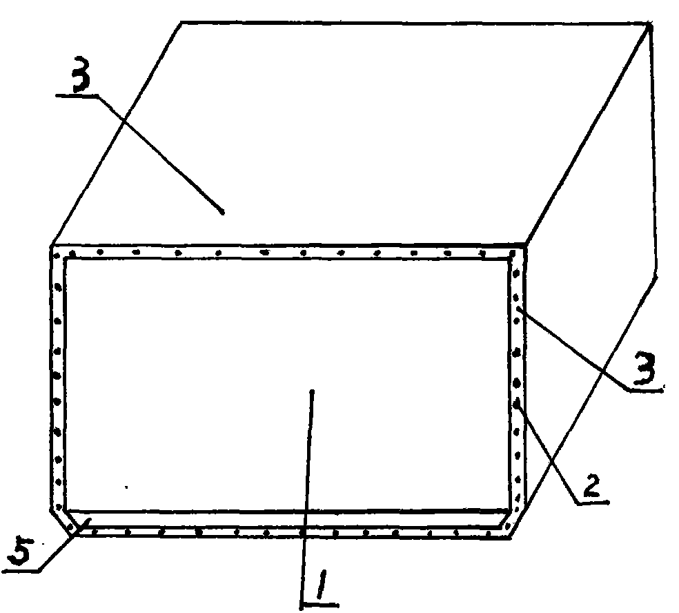 Benzene board concrete floor block and manufacture method thereof