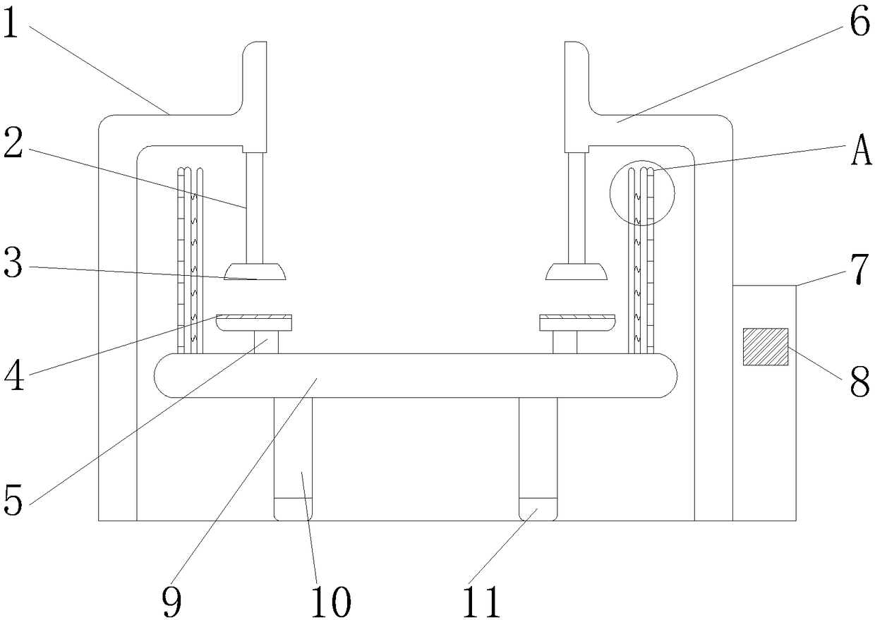 Anti-collision automatic clamp for automobile sheet metal parts