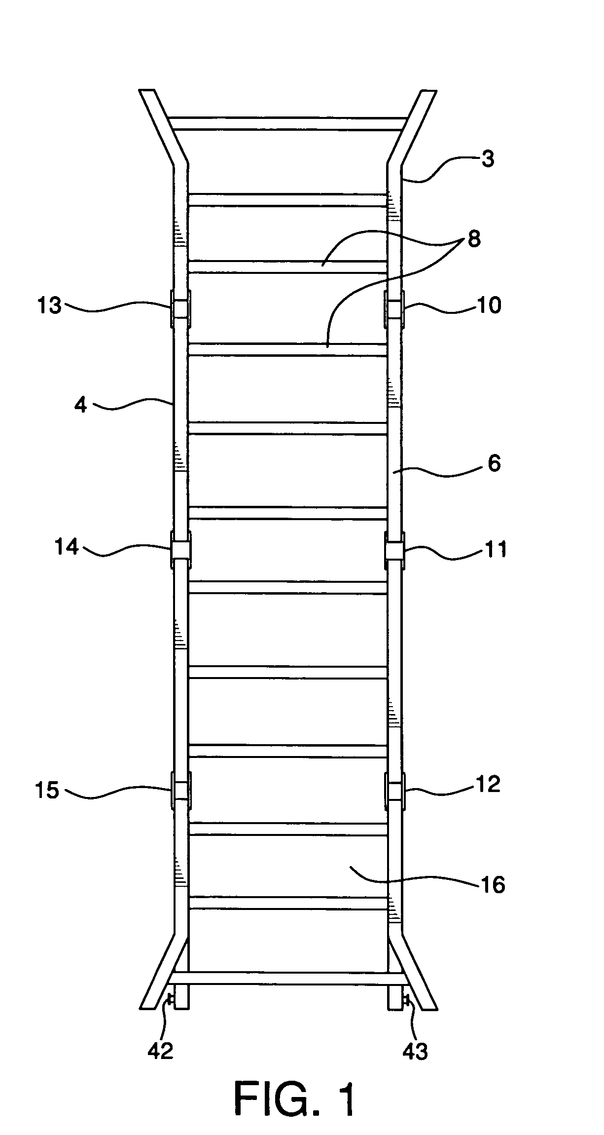 Portable vehicle ladder system and method