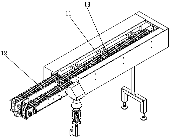 Full-automatic outer packaging bag opening machine