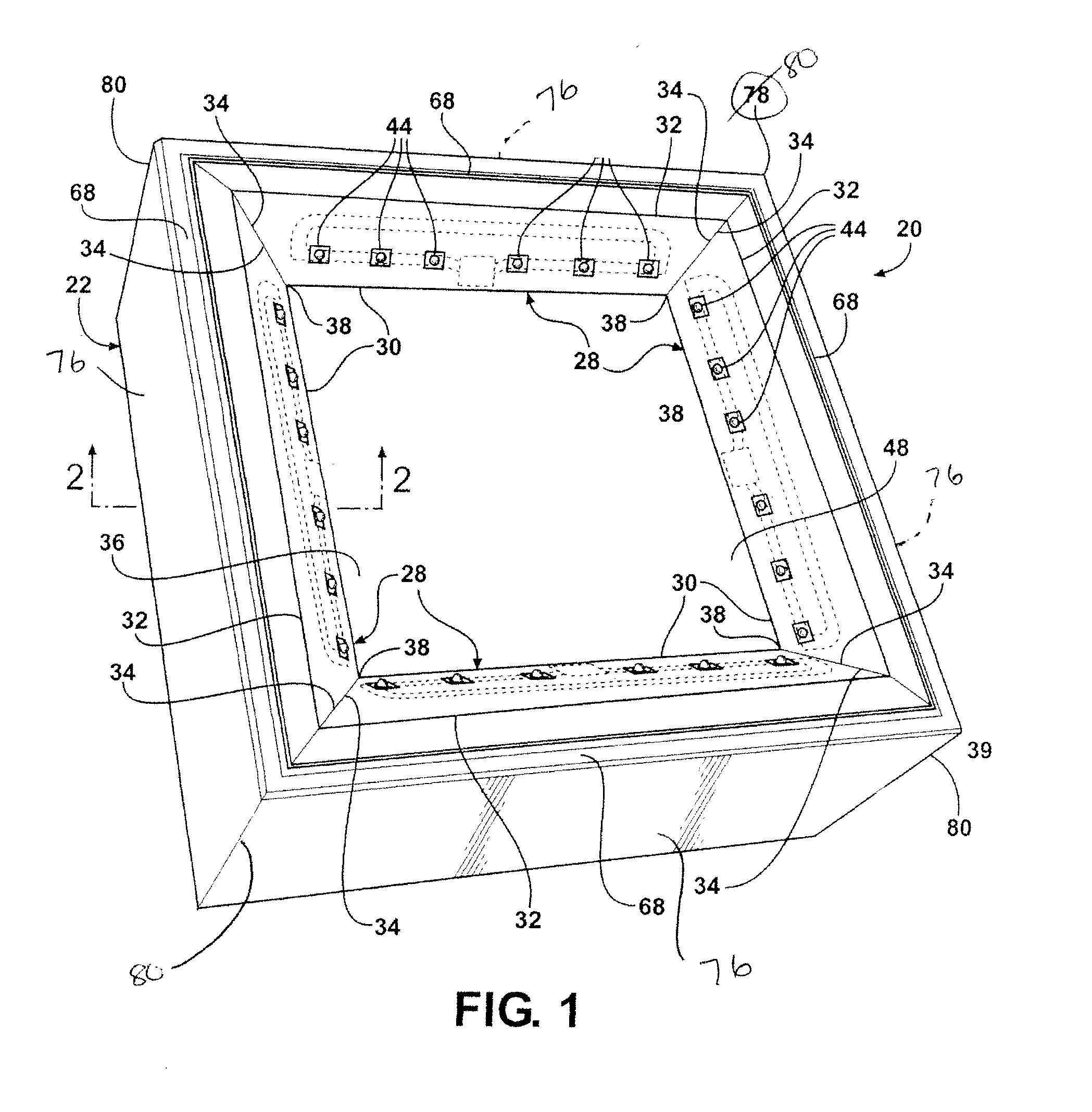 Integral heat sink and housing light emitting diode assembly