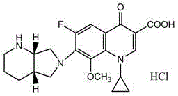 Method for preparing Moxifloxacin impurity E