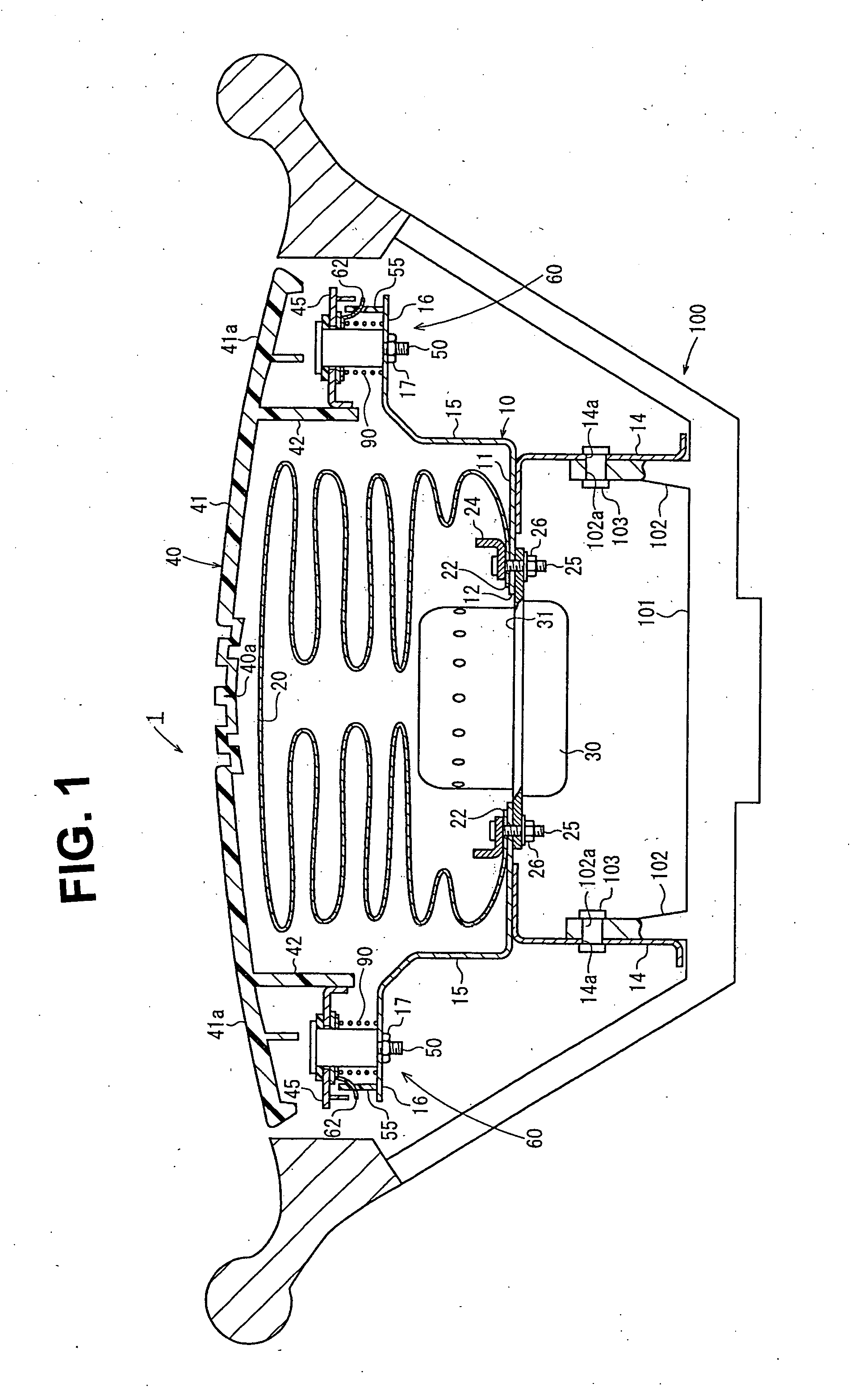 Horn switch device, airbag system, and steering wheel