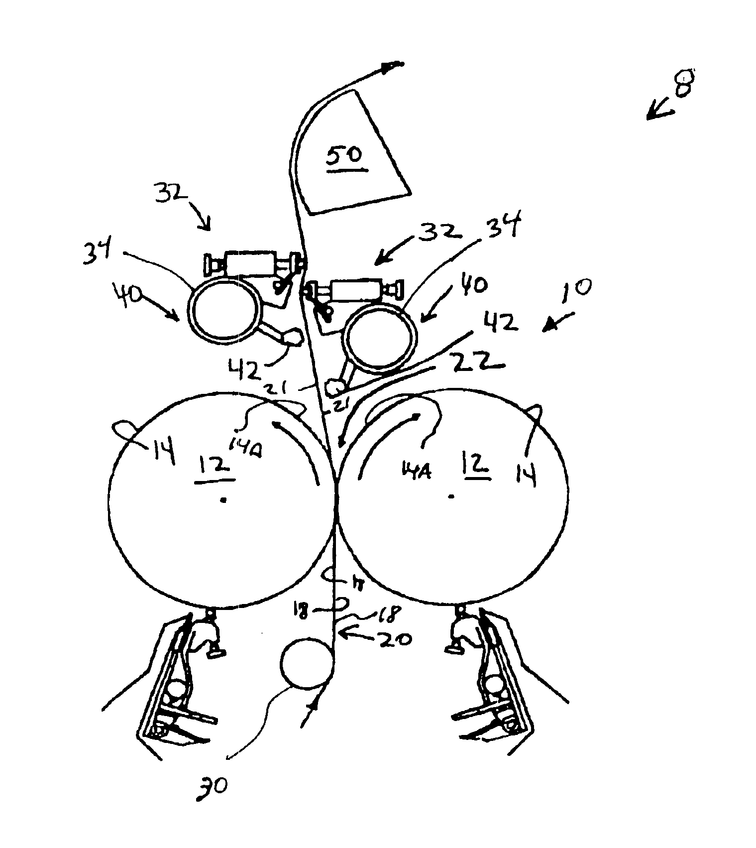 Film coater and smoothing method and apparatus