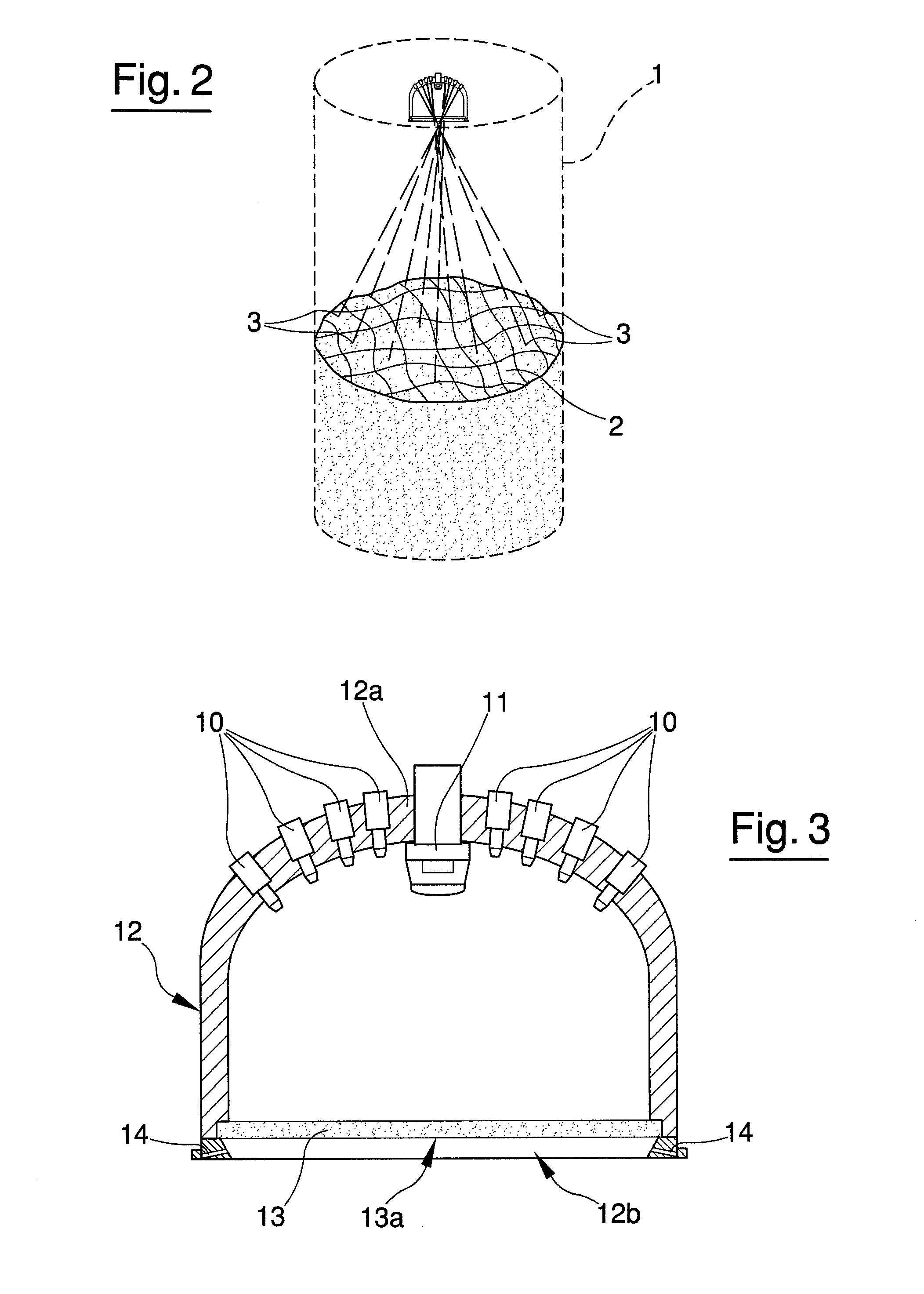Process and device for controlling a filling level of silos containing loose materials