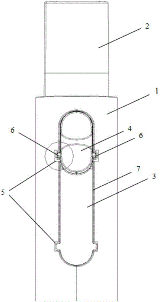 Handle structure of dust collector