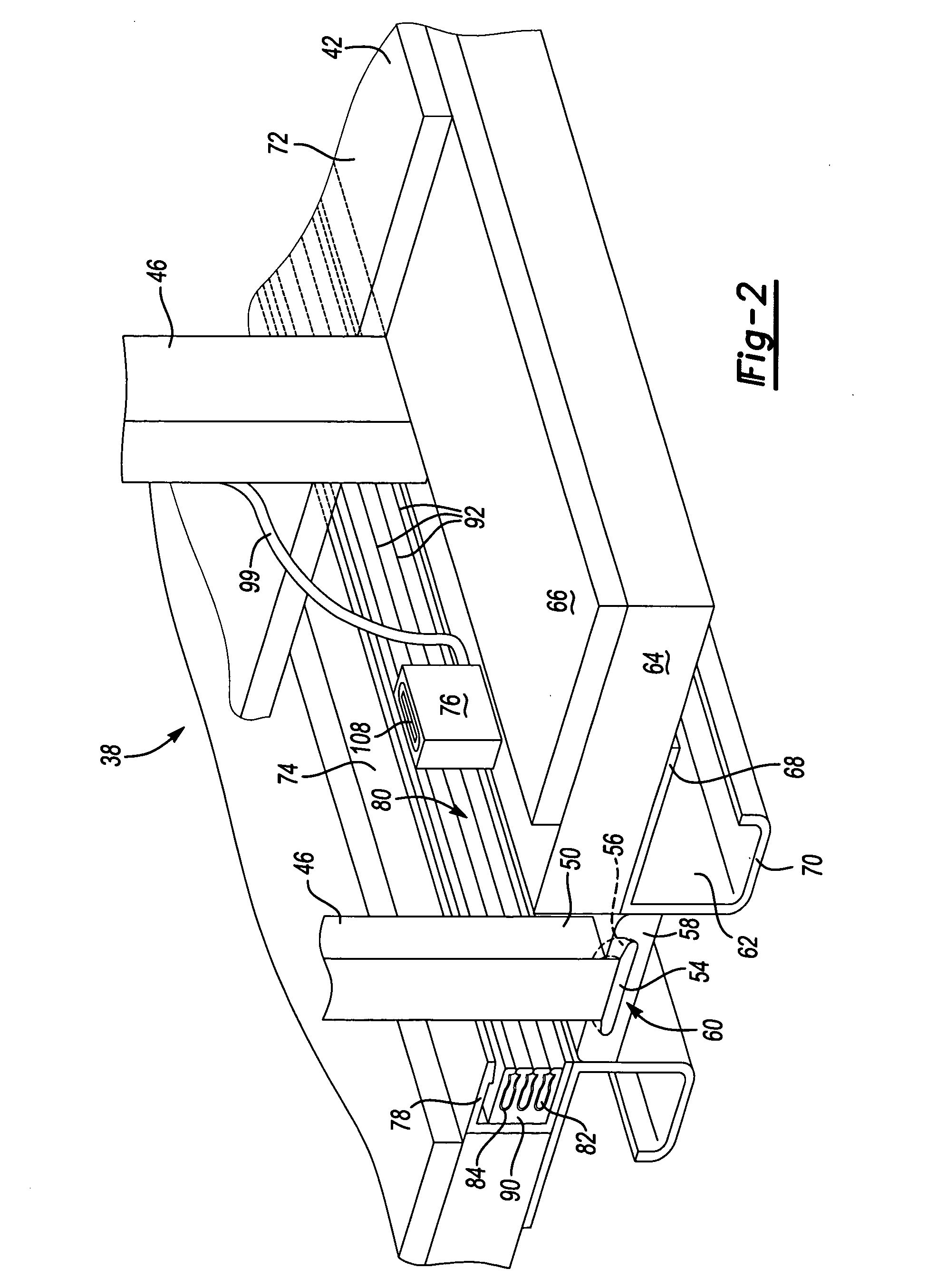 Continuous power bus for seat power