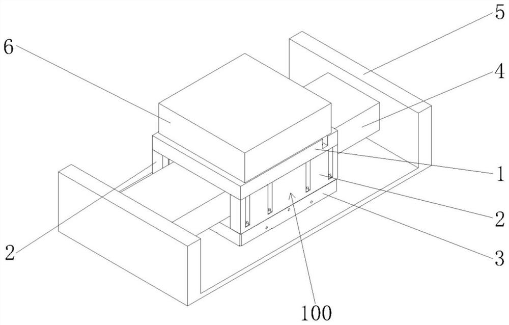 Precise movement air floatation supporting device