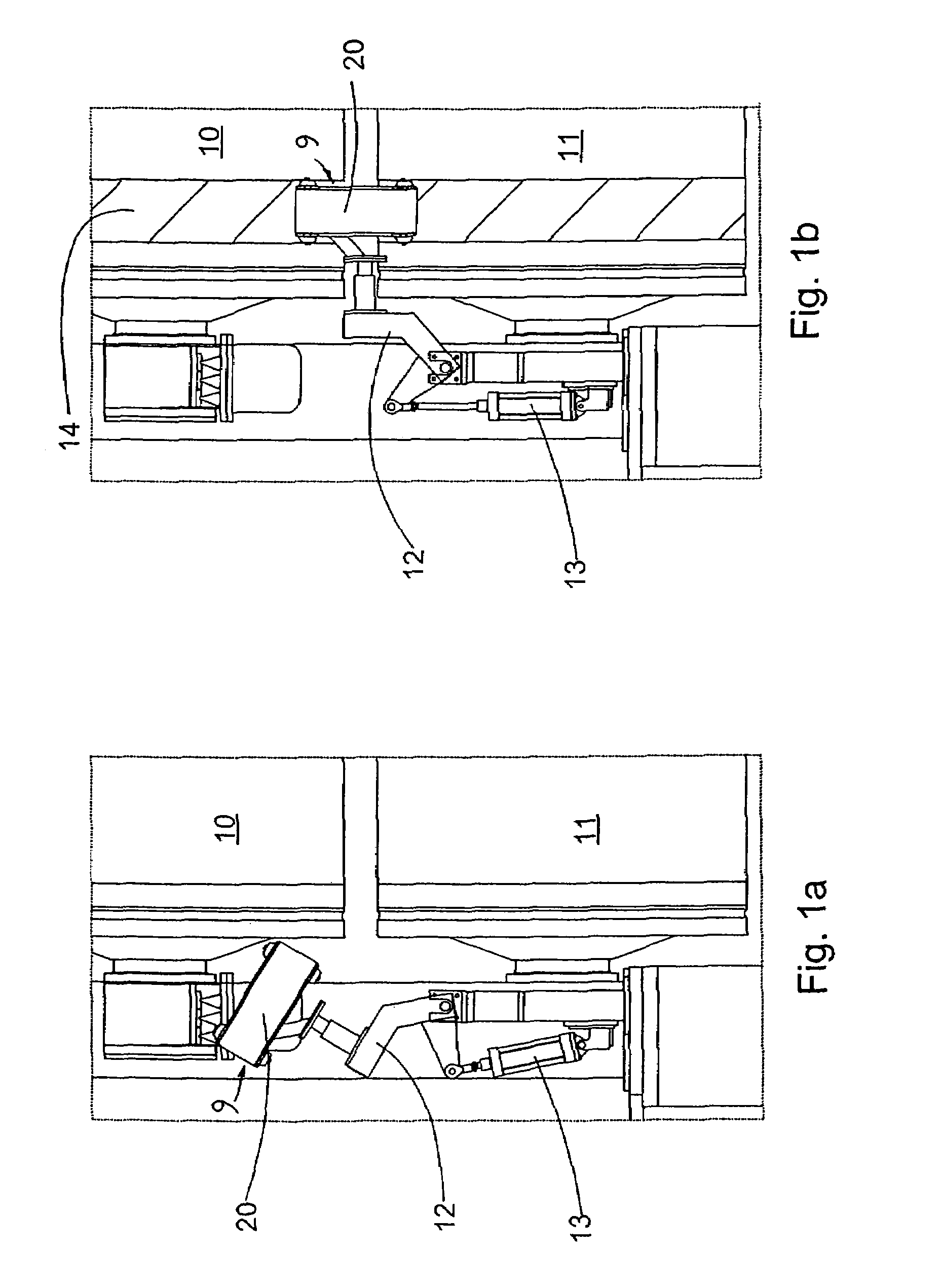 Belt conveyor for transferring a web threading tail in a web manufacturing machine and a method for changing the belt loop of a belt conveyor for a web threading tail in a web manufacturing machine