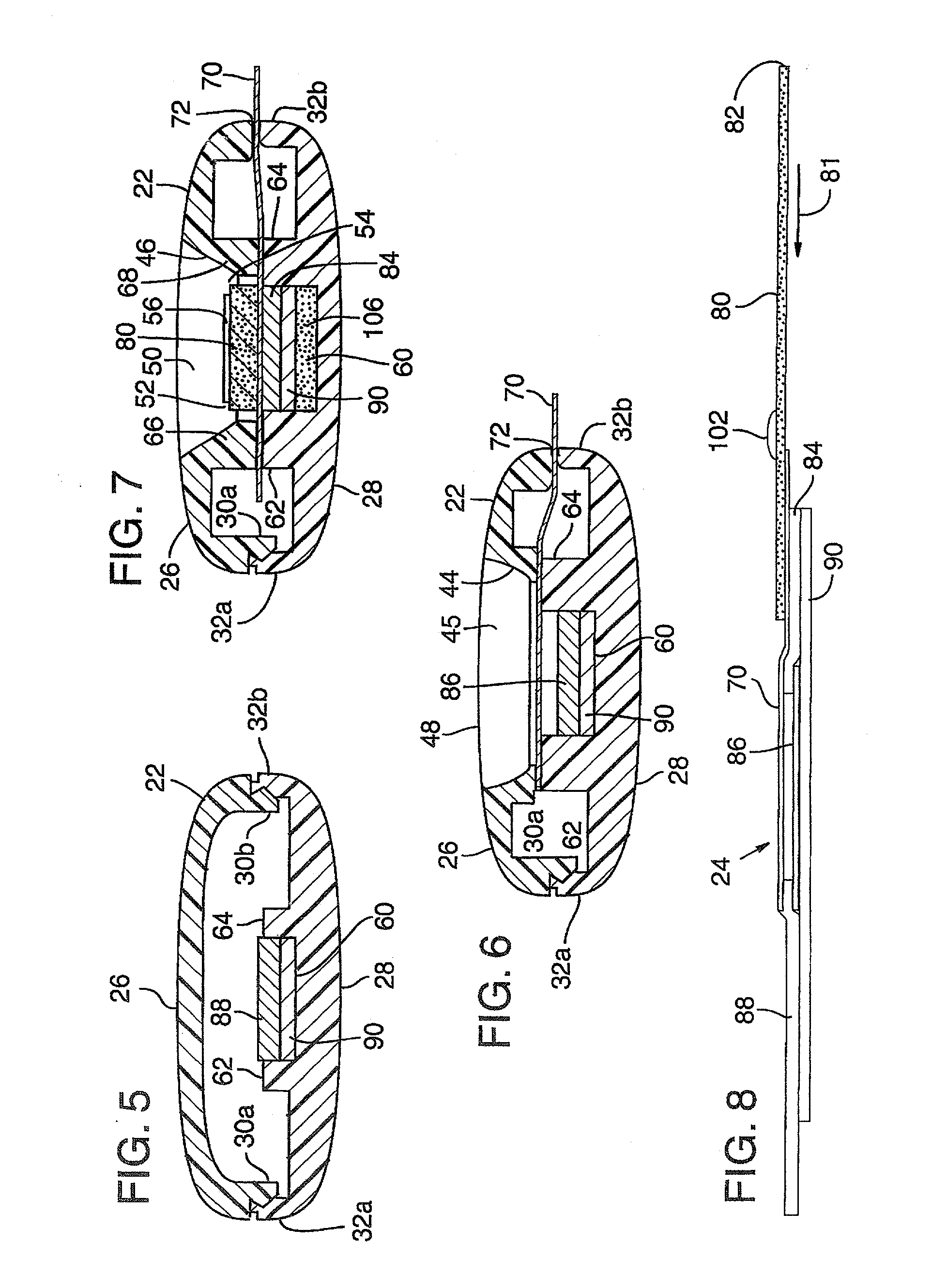 Collection device for lateral flow chromatography