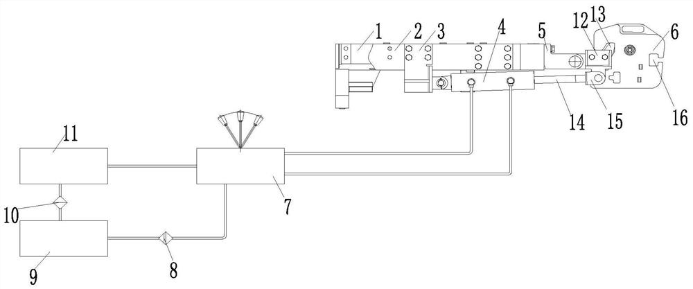 A center of gravity adjustment device for a tractor and its application method