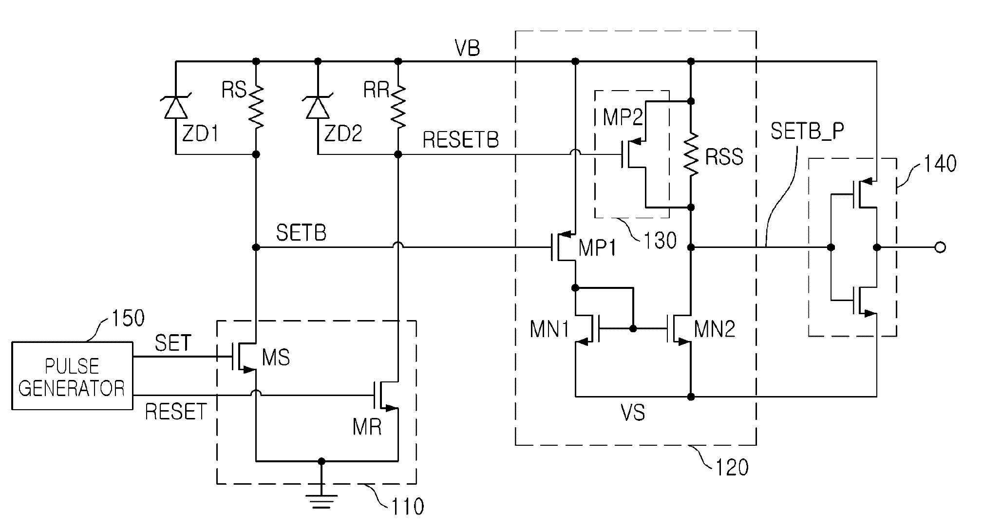 Level shifter circuit and gate driver circuit including the same