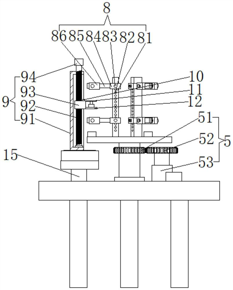 Electrode bar horizontal cutting device for electrolytic aluminum