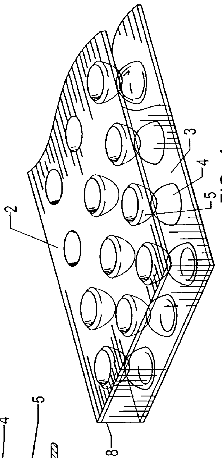 Shock absorbing component and construction method