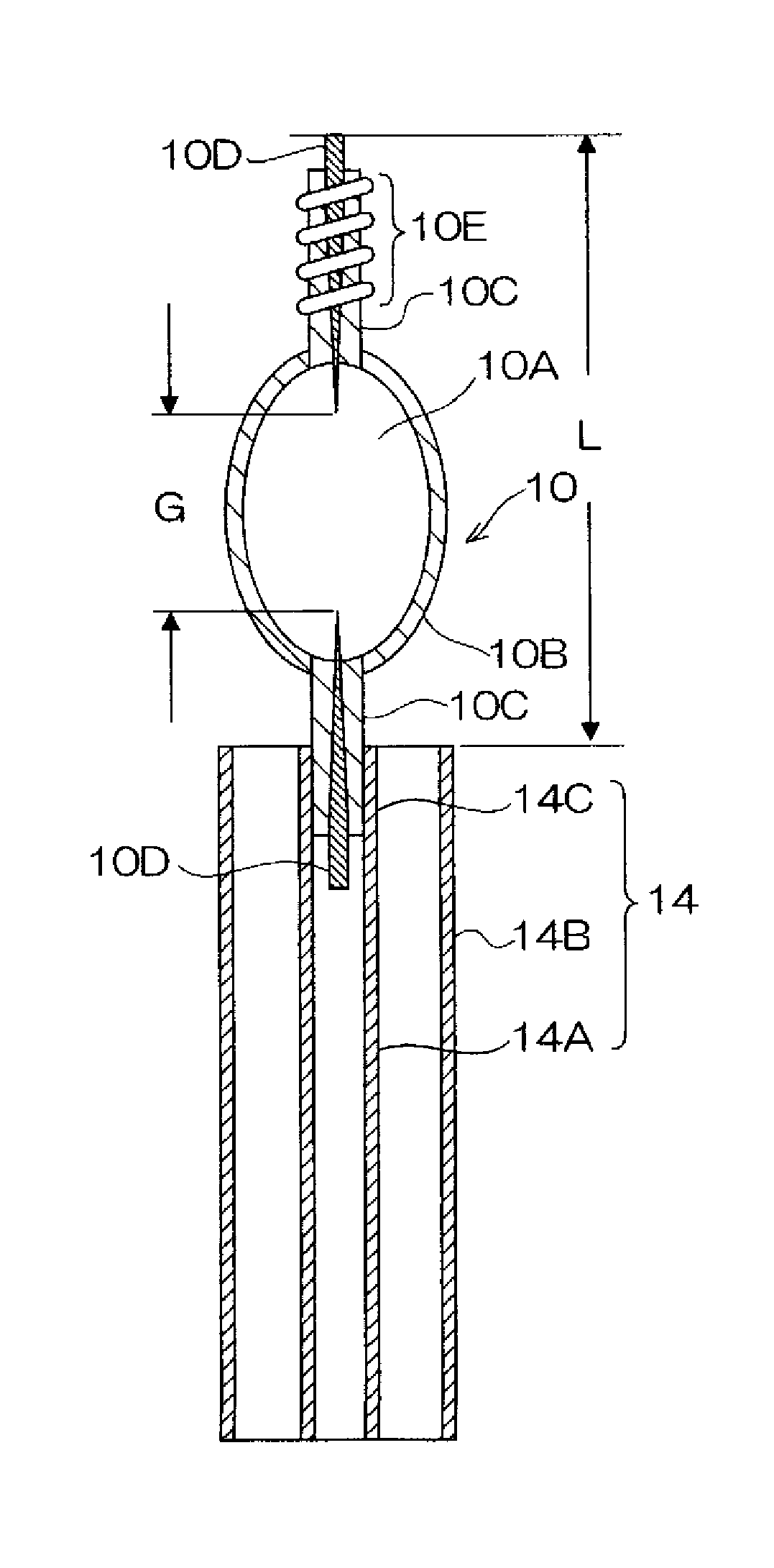 Discharge lamp and discharge lamp device