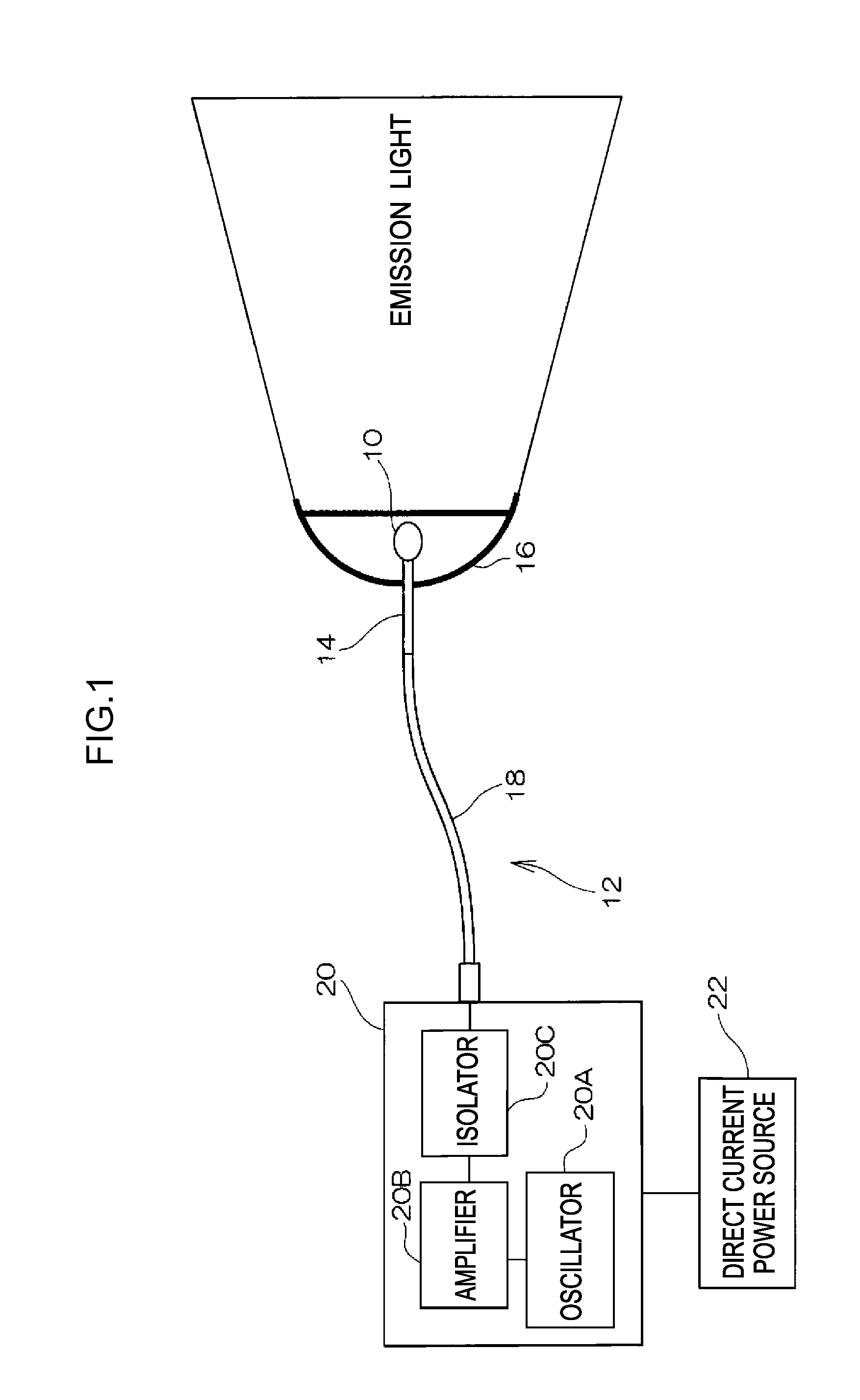 Discharge lamp and discharge lamp device