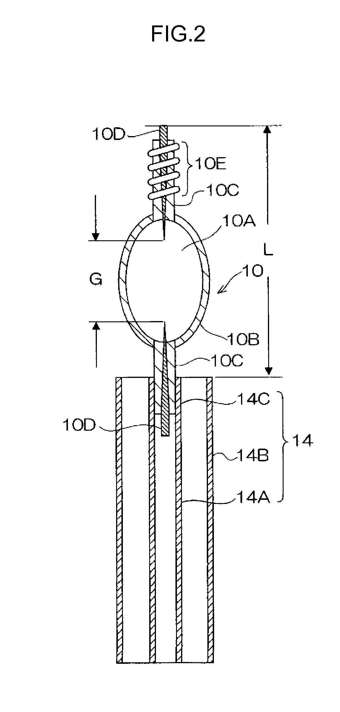 Discharge lamp and discharge lamp device