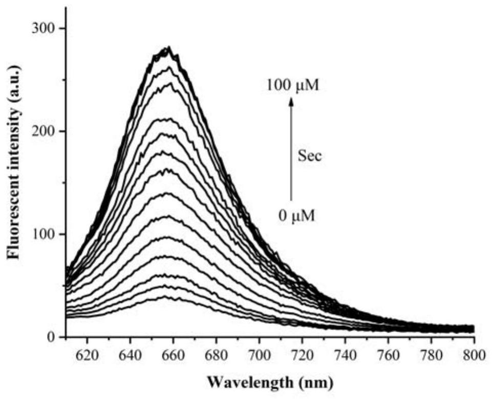 Near-infrared selenocysteine fluorescent probe as well as preparation method and application thereof