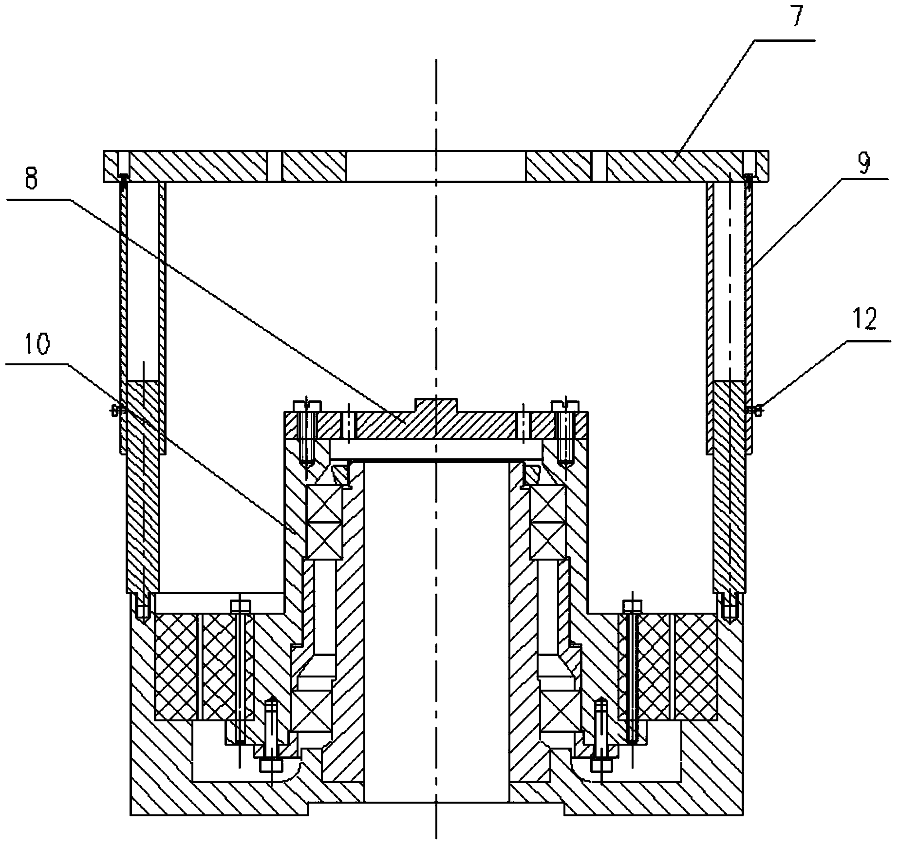 Collector ring rotating state electrical performance detecting device