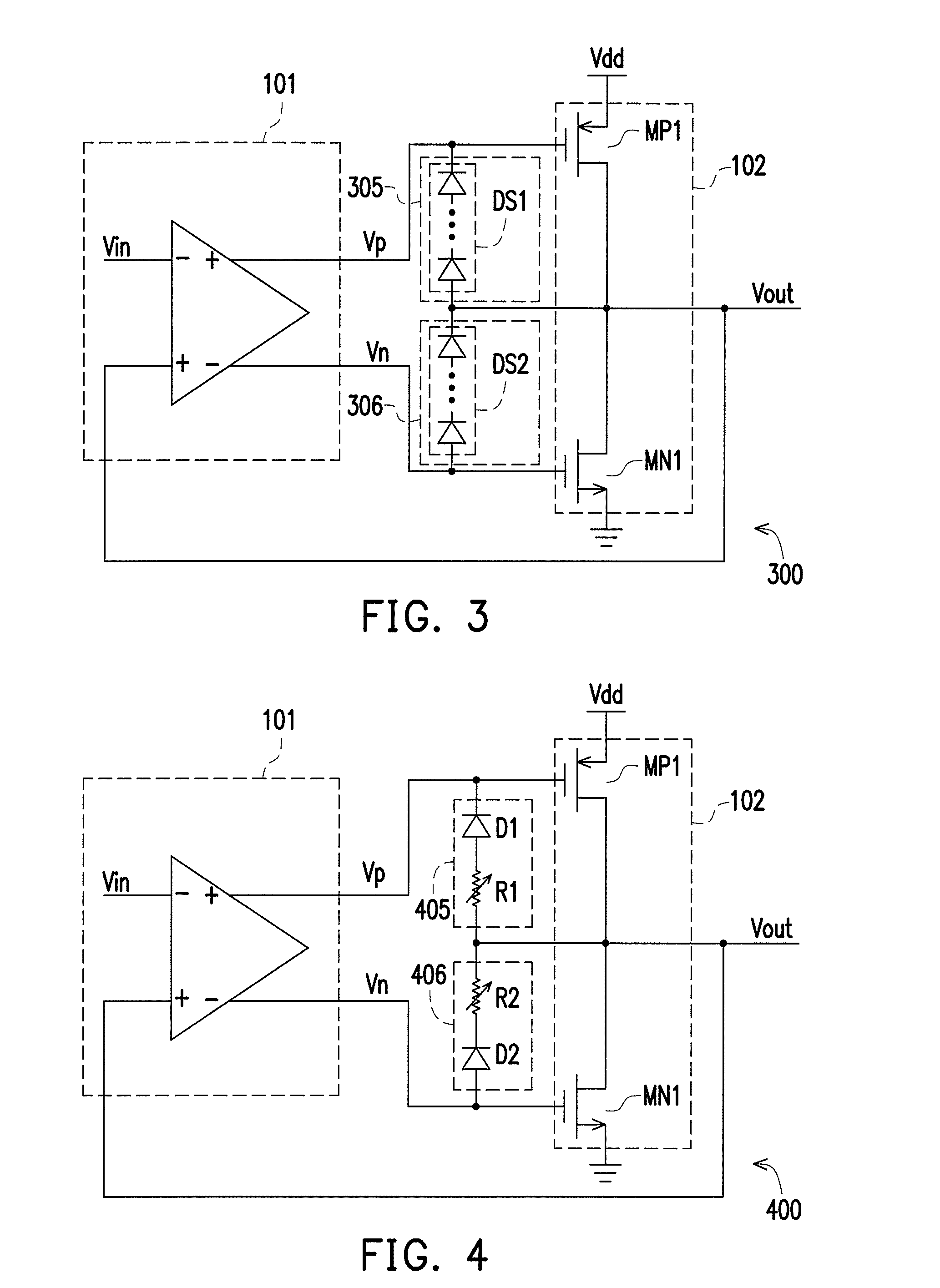 Amplifier circuit with overshoot suppression