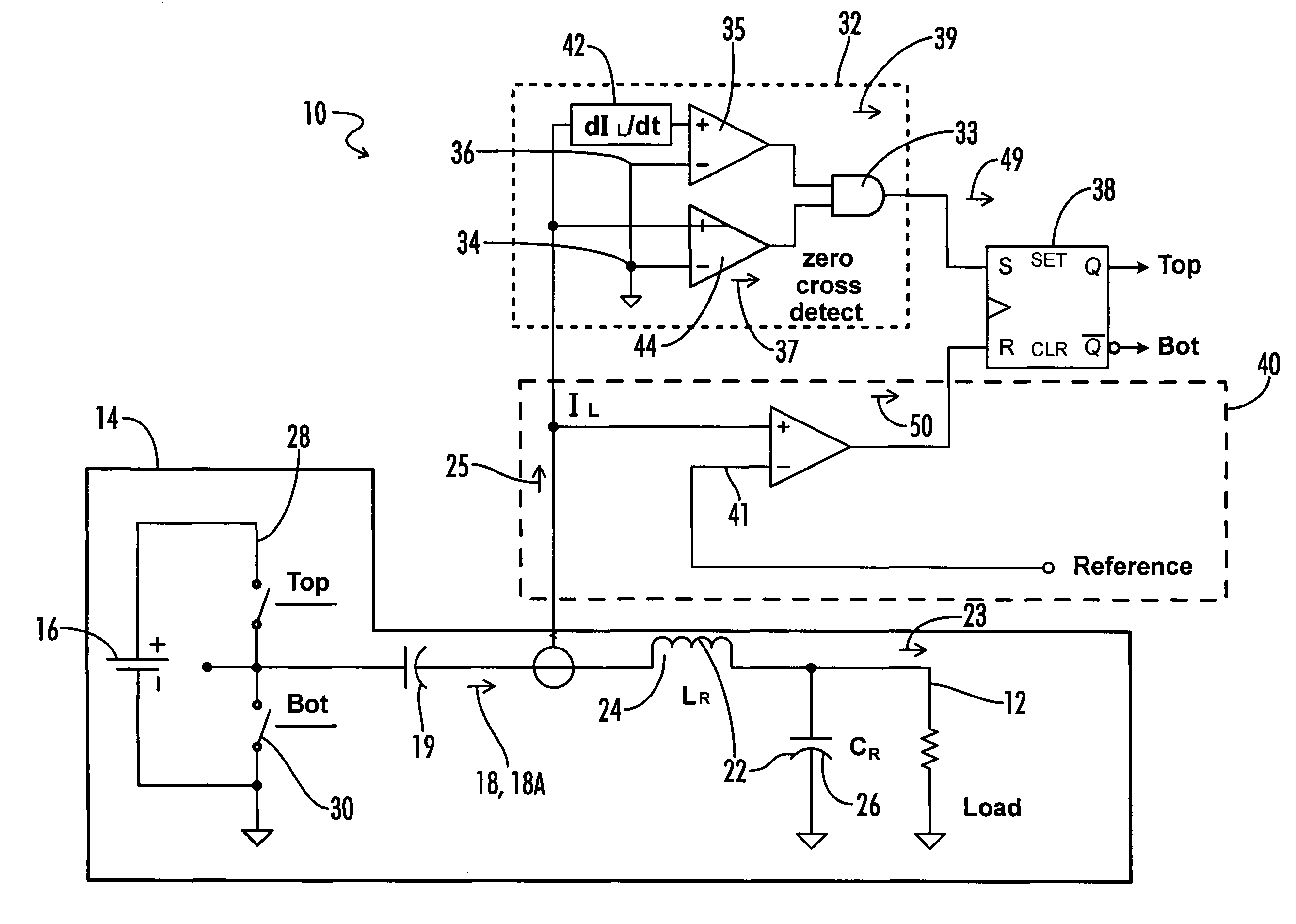 Method of operating a resonant inverter using zero current switching and arbitrary frequency pulse width modulation