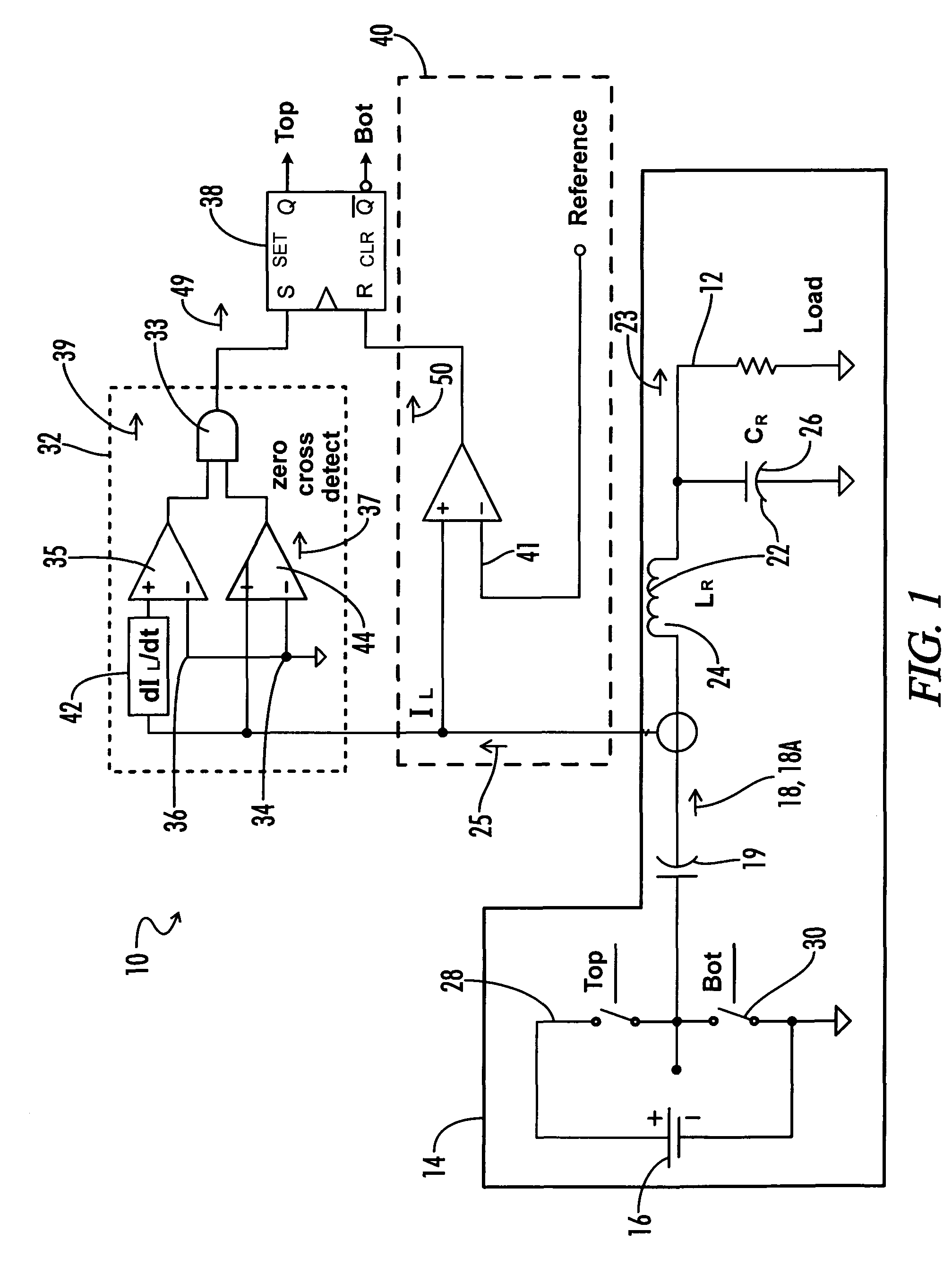 Method of operating a resonant inverter using zero current switching and arbitrary frequency pulse width modulation