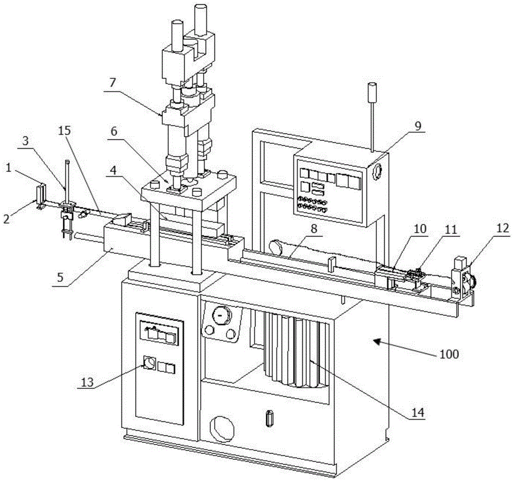 Zipper making device