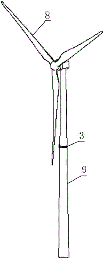 Blade state monitoring device and monitoring method of wind turbine generator system