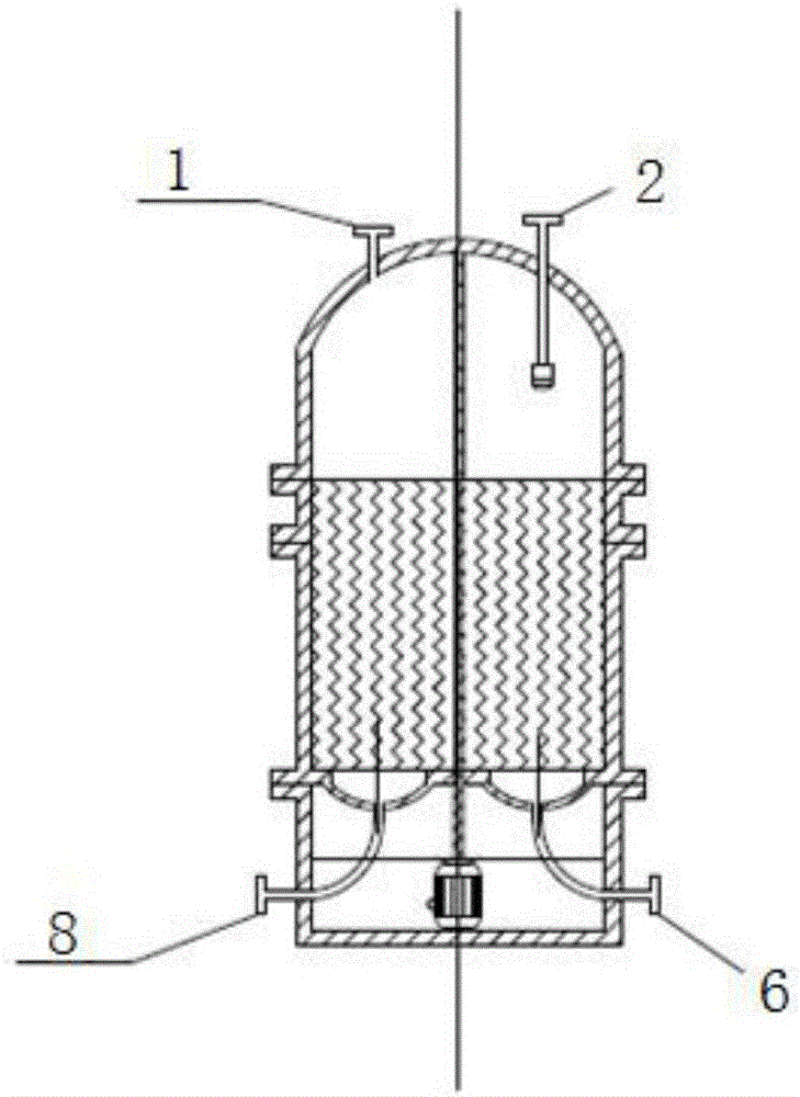 Rotary type microwave wastewater treatment device